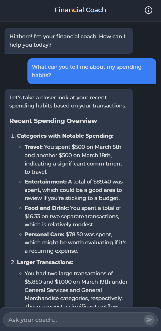 Your Personal AI Finance Coach